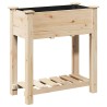Cache-pot de jardin avec étagère Beige 71 x 37 x 76,5 cm 522016522016