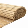 Clôture en bambou Naturel 600 x 125 cm Bambou 522018522018