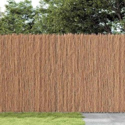 Clôture en brande Marron 600 x 150 cm Bois de brosse 522032522032