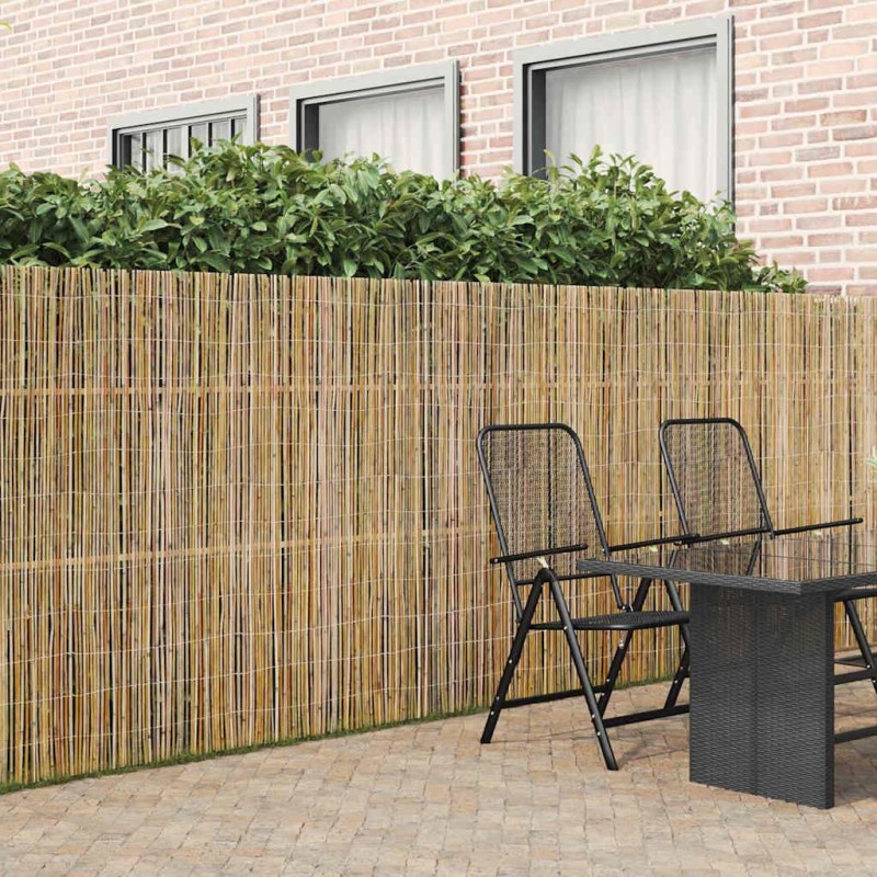 Clôture en bambou Naturel 400 x 150 cm Bambou 522034522034