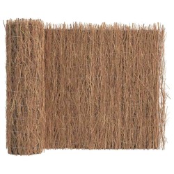 Clôture en brande Marron 600 x 125 cm Bois de brosse 522036522036