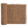 Clôture en brande Marron 600 x 125 cm Bois de brosse 522036522036