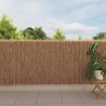 Clôture en brande Marron 600 x 125 cm Bois de brosse 522036522036