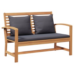 Ensemble banc et table de jardin avec coussin 2 Pièce 522047522047