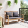 Ensemble banc et table de jardin avec coussin 2 Pièce 522047522047
