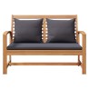 Ensemble banc et table de jardin avec coussin 2 Pièce 522047522047