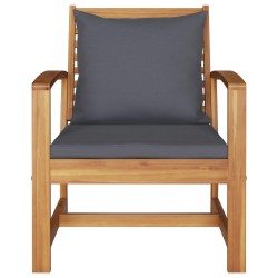 Chaise 2 Pièce Brun et gris foncé 65 x 60 x 76,5 cm 522048522048