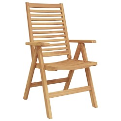 Chaise 2 pcs Marron 64,5 x 52 x 108 cm Bois de teck massif 522064522064