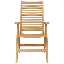 Chaise 2 pcs Marron 64,5 x 52 x 108 cm Bois de teck massif 522064522064