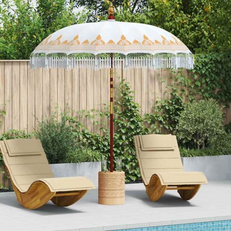 Parasol balinais Crème 215 x 215 x 260 cm 522066522066