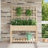 Cache-pot de jardin avec étagère Beige 115 x 60,5 x 153 cm 522069522069