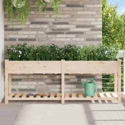 Cache-pot de jardin avec étagère Beige 203 x 53 x 76,5 cm 522071522071