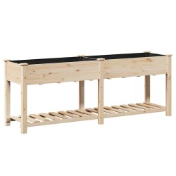 Cache-pot de jardin avec étagère Beige 203 x 53 x 76,5 cm 522071522071