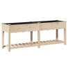 Cache-pot de jardin avec étagère Beige 203 x 53 x 76,5 cm 522071522071