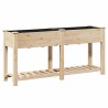 Cache-pot de jardin avec étagère Beige 161 x 43 x 76,5 cm 522072522072