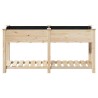 Cache-pot de jardin avec étagère Beige 161 x 43 x 76,5 cm 522072522072