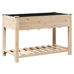 Cache-pot de jardin avec étagère Beige 115 x 59 x 76,5 cm 522073522073