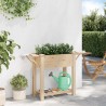 Cache-pot de jardin avec étagère Beige 111 x 37 x 76,5 cm 522078522078