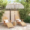 Parasol balinais Crème 190 x 190 x 260 cm 522079522079