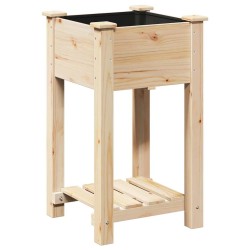 Cache-pot de jardin avec étagère Beige 45 x 45 x 76,5 cm 522085522085