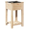 Cache-pot de jardin avec étagère Beige 45 x 45 x 76,5 cm 522085522085