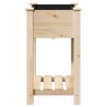 Cache-pot de jardin avec étagère Beige 45 x 45 x 76,5 cm 522085522085