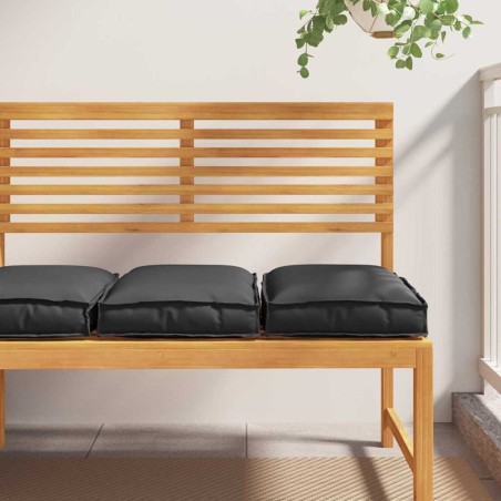 Coussin 2 pcs Noir 40 x 40 x 8 cm Tissu Oxford 522090522090