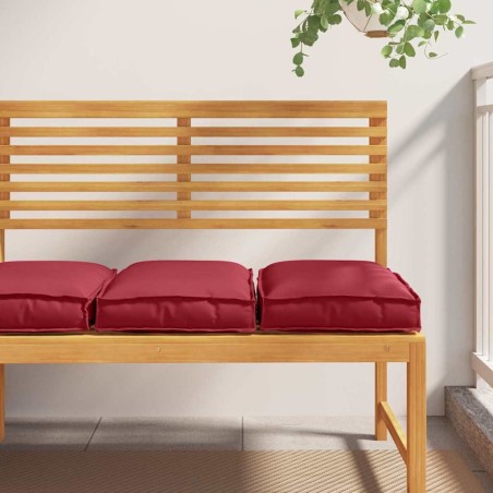 Coussin 2 pcs Bordeaux 40 x 40 x 8 cm Tissu Oxford 522091522091
