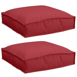 Coussin 2 pcs Bordeaux 40 x 40 x 8 cm Tissu Oxford 522091522091