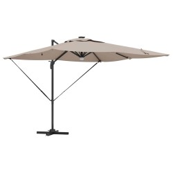 Parasol Roma Taupe 286 x 284 x 270 cm Aluminium et polyester 522186522186