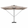 Parasol Roma Taupe 286 x 284 x 270 cm Aluminium et polyester 522186522186