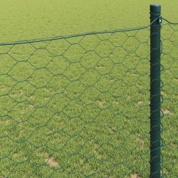 Clôture hexagonale Vert 0,6 x 10 m PVC 522223522223