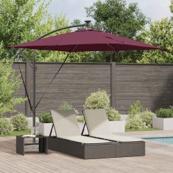 Parasol Bordeaux 249 x 249 x 250 cm Polyester et Aluminium 522293522293