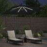 Parasol Noir 249 x 249 x 250 cm Polyester et Aluminium 522295522295