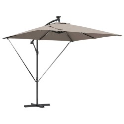Parasol Taupe 249 x 249 x 250 cm Polyester et Aluminium 522296522296