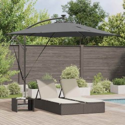 Parasol Anthracite 249 x 249 x 250 cm Polyester et Aluminium 522297522297