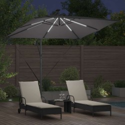 Parasol Anthracite 249 x 249 x 250 cm Polyester et Aluminium 522297522297
