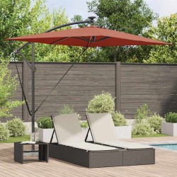 Parasol Terre cuite 294 x 200 x 270 cm Polyester et Aluminium 522300522300