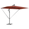Parasol Terre cuite 294 x 200 x 270 cm Polyester et Aluminium 522300522300