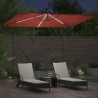 Parasol Terre cuite 294 x 200 x 270 cm Polyester et Aluminium 522300522300
