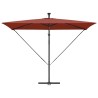 Parasol Terre cuite 294 x 200 x 270 cm Polyester et Aluminium 522300522300