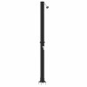 Douche solaire extérieure Noir 217 cm PVC et Aluminium 522303522303