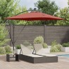Parasol Terre cuite 249 x 249 x 250 cm Polyester et Aluminium 522325522325