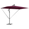 Parasol Bordeaux 294 x 200 x 270 cm Polyester et Aluminium 522326522326