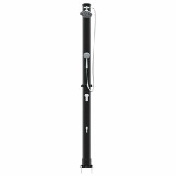 Douche solaire extérieure Noir 217 cm PVC et Aluminium 522331522331
