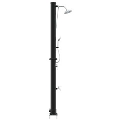 Douche solaire extérieure Noir 217 cm PVC et Aluminium 522331522331