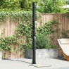 Douche solaire extérieure Noir 217 cm PVC et Aluminium 522332522332