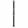 Douche solaire extérieure Noir 217 cm PVC et Aluminium 522332522332