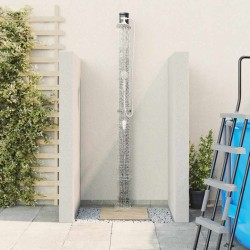 Douche solaire extérieure Noir 217 cm PVC et Aluminium 522332522332