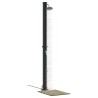 Douche solaire extérieure Noir 217 cm PVC et Aluminium 522333522333